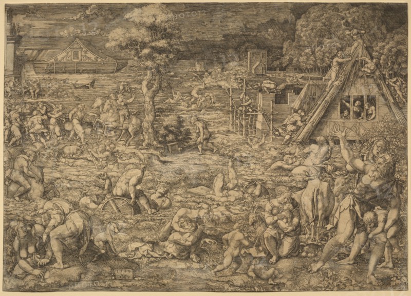 The Deluge. Creator: Dirk Vellert (Netherlandish, 1480/85-1547).