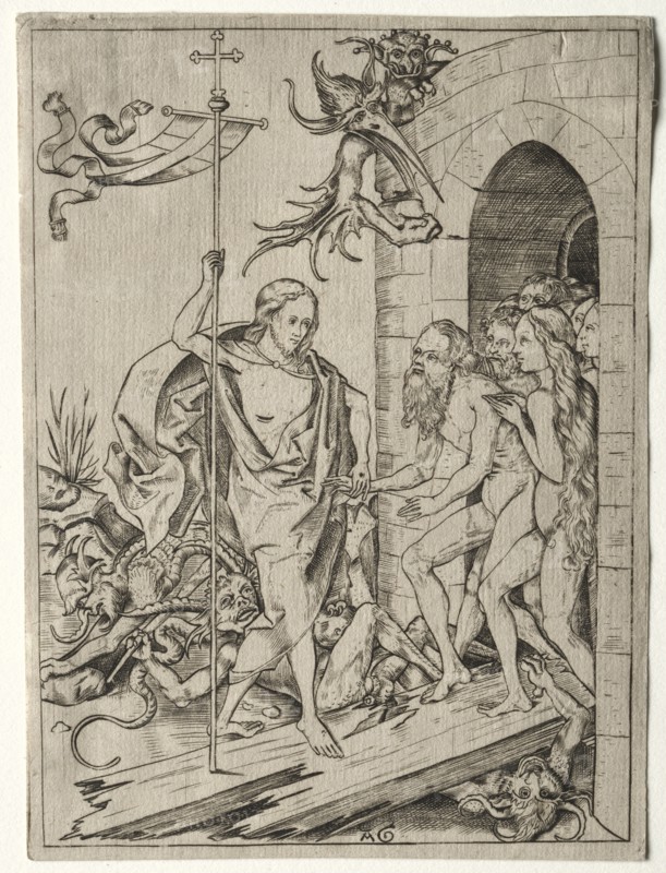 The Descent into Limbo, 1400s. Creator: Unknown.