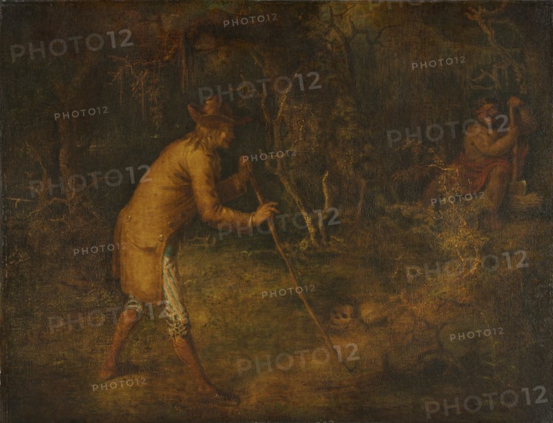 The Devil and Tom Walker, 1856. Creator: John Quidor (American, 1801-1881).