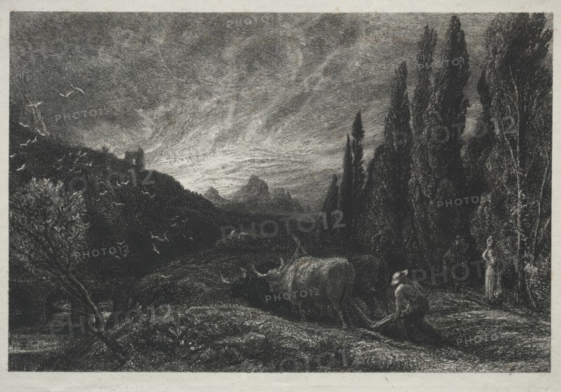 The Early Plowman. Creator: Samuel Palmer (British, 1805-1881).