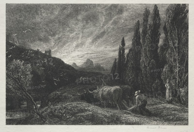The Early Plowman. Creator: Samuel Palmer (British, 1805-1881).