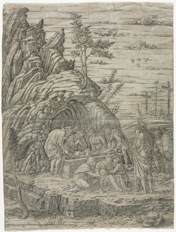 The Entombment with the Four Birds. Creator: Andrea Mantegna (Italian, 1431-1506), school of.