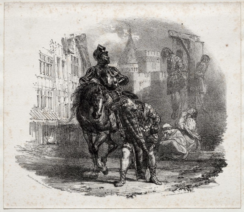The Escape from Argyle Castle, 1826. Creator: Richard Parkes Bonington (British, 1802-1828).