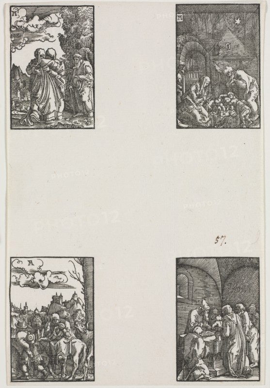 The Fall and Redemption of Man, c. 1515. Creator: Albrecht Altdorfer (German, c. 1480-1538).
