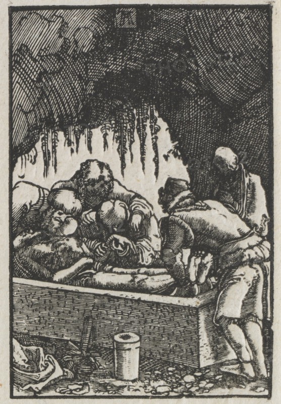 The Fall and Redemption of Man: Burial of Christ, c. 1515. Creator: Albrecht Altdorfer (German, c. 1480-1538).