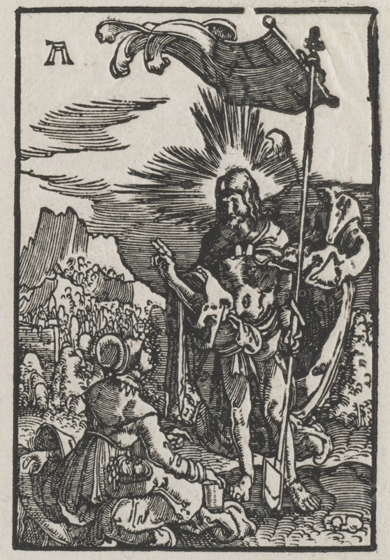 The Fall and Redemption of Man: Christ Appearing to St. Mary Magdalen, 1515. Creator: Albrecht Altdorfer (German, c. 1480-1538).