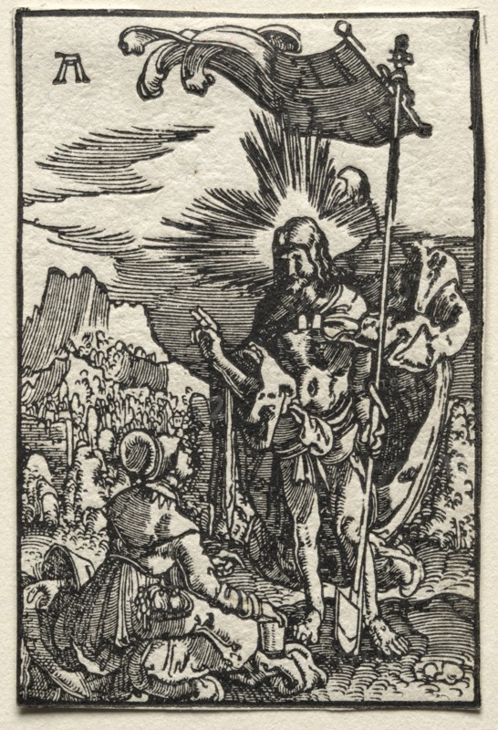 The Fall and Redemption of Man: Christ Appearing to St. Mary Magdalen, c. 1515. Creator: Albrecht Altdorfer (German, c. 1480-1538).