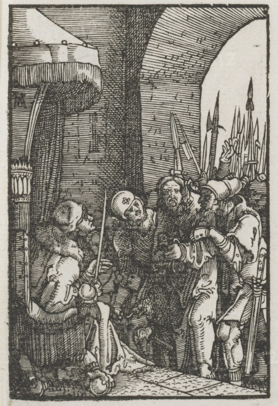 The Fall and Redemption of Man: Christ before Pilate, c. 1515. Creator: Albrecht Altdorfer (German, c. 1480-1538).