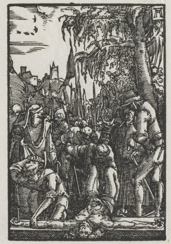 The Fall and Redemption of Man: Christ Nailed to the Cross, c. 1515. Creator: Albrecht Altdorfer (German, c. 1480-1538).