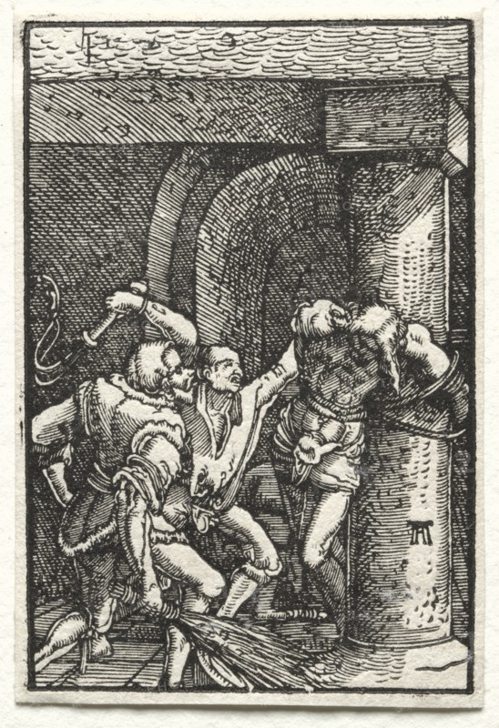 The Fall and Redemption of Man: Flagellation of Christ, c. 1515. Creator: Albrecht Altdorfer (German, c. 1480-1538).