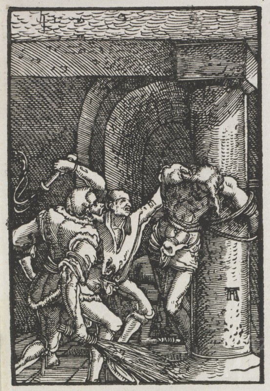 The Fall and Redemption of Man: Flagellation of Christ, c. 1515. Creator: Albrecht Altdorfer (German, c. 1480-1538).