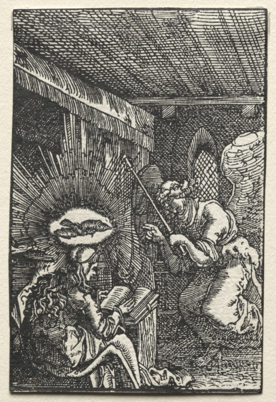 The Fall and Redemption of Man: The Annunciation, c. 1515. Creator: Albrecht Altdorfer (German, c. 1480-1538).