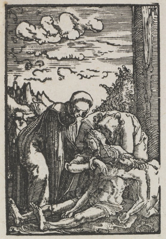 The Fall and Redemption of Man: The Lamentation beneath the Cross, c. 1515. Creator: Albrecht Altdorfer (German, c. 1480-1538).