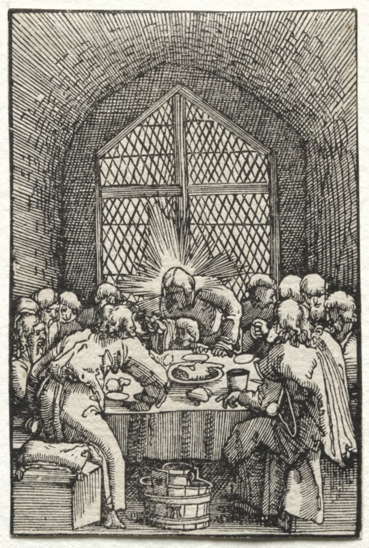 The Fall and Redemption of Man: The Last Supper, c. 1515. Creator: Albrecht Altdorfer (German, c. 1480-1538).