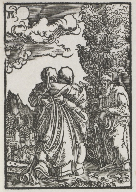 The Fall and Redemption of Man: The Visitation, c. 1515. Creator: Albrecht Altdorfer (German, c. 1480-1538).