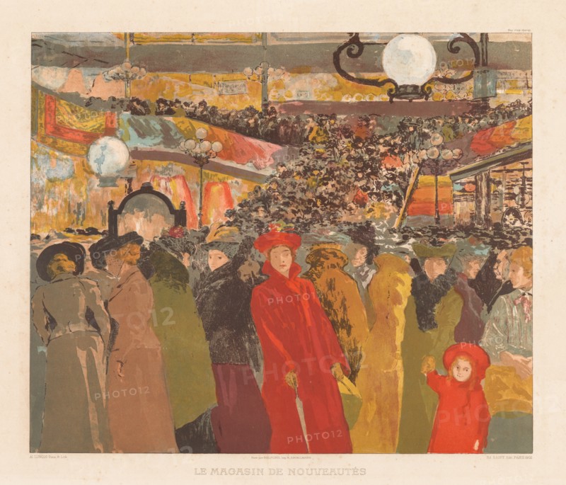 The Fancy Goods Store , 1902. Creator: Alexandre Lunois (French, 1863-1916); Ed. Sagot.