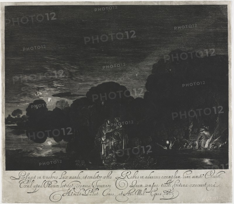 The Flight into Egypt. Creator: Hendrik Goudt (Dutch, 1585-1630).