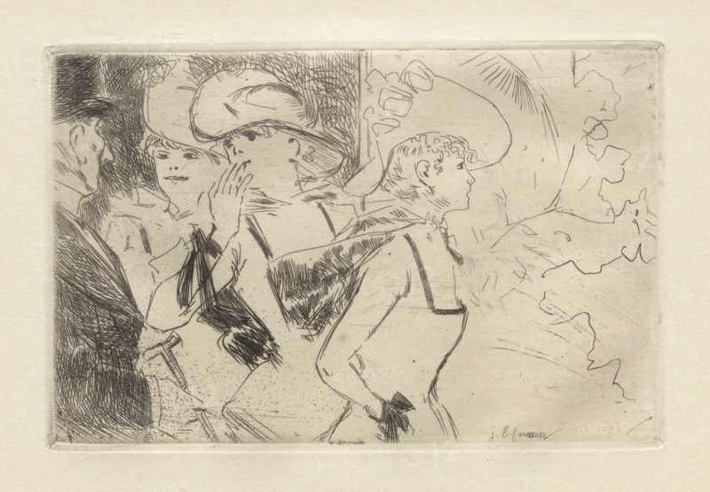 The Folies-Bergère, c. 1880-86. Creator: Jean Louis Forain (French, 1852-1931).
