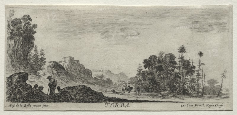 The Four Elements: Terra. Creator: Stefano Della Bella (Italian, 1610-1664).