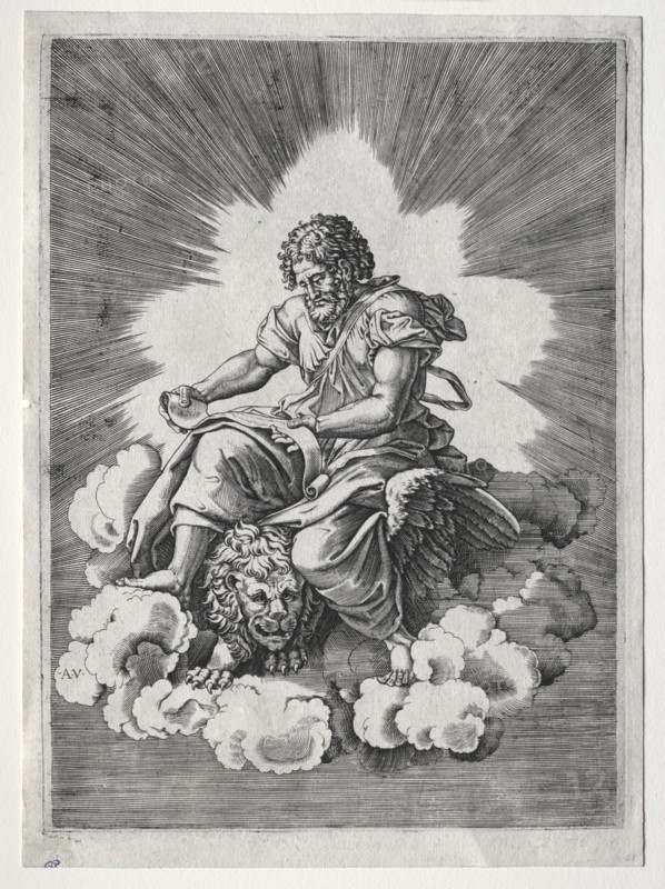 The Four Evangelists: St. Mark, c. 1518. Creator: Unknown.
