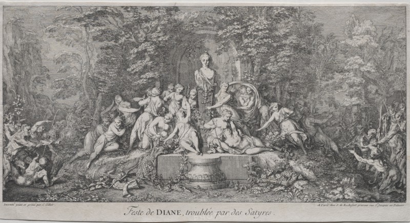 The Four Festivals: Festival of Diana. Creator: Claude Gillot (French, 1673-1722).