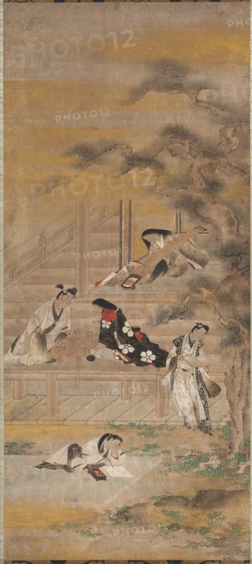 The Four Pleasures, 17th century. Creator: Iwasa Matabei (Japanese, 1578-1650), attributed to.