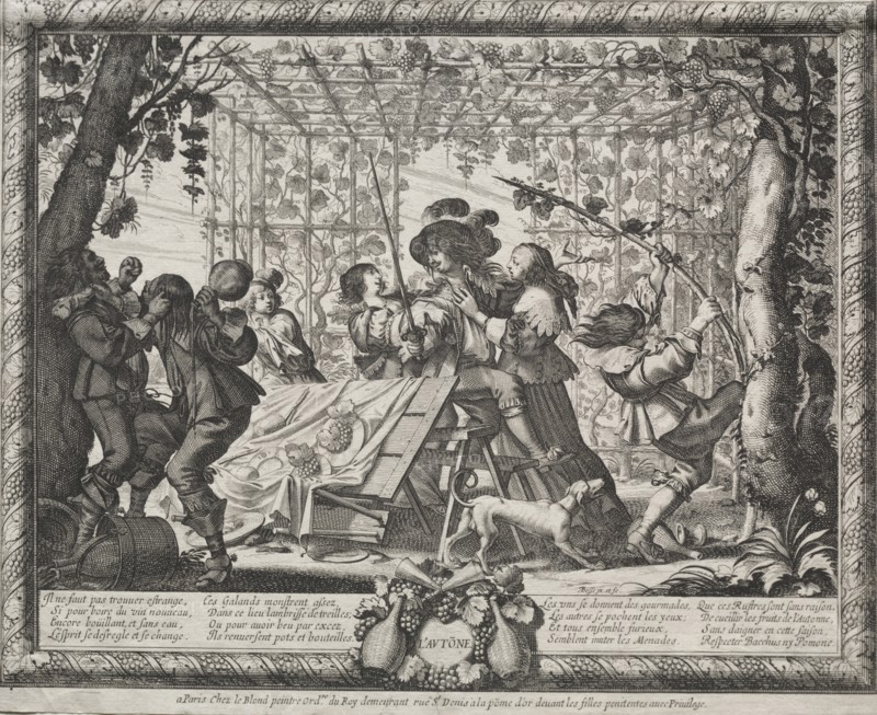 The Four Seasons: Autumn, 1635. Creator: Abraham Bosse (French, 1602-1676).