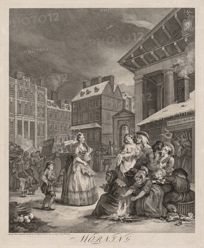 The Four Times of Day, 1738. Creator: William Hogarth (British, 1697-1764).