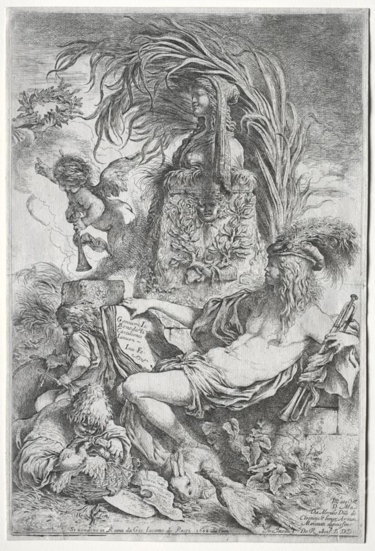The Genius of Castiglione, 1648. Creator: Giovanni Benedetto Castiglione (Italian, 1609-1664).