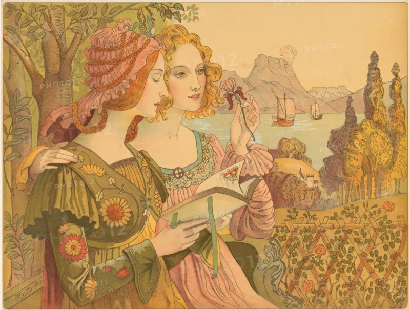 The Golden Legend (Legende Dorée), 1897. Creator: Armand Point (French, 1861-1932); F. Champenois, Paris..