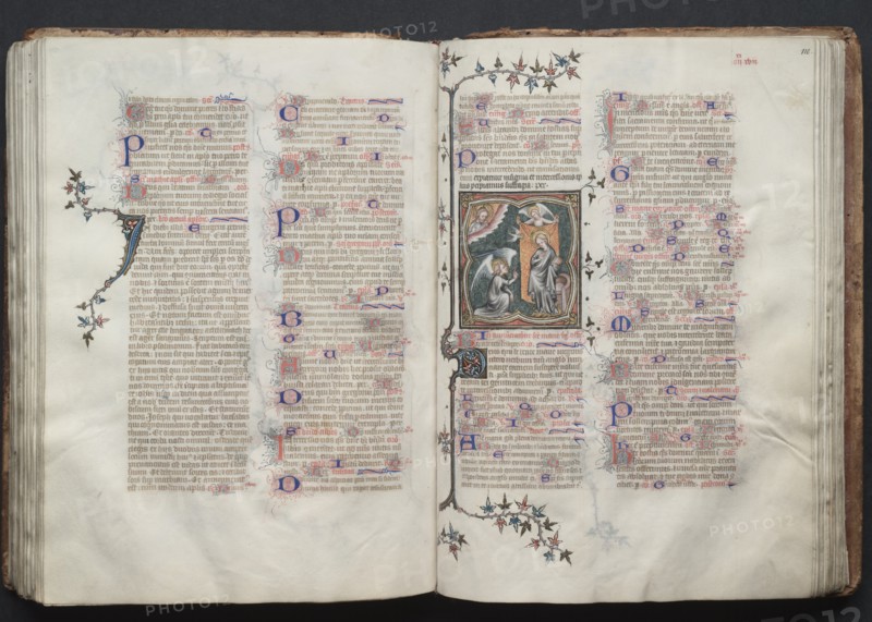 The Gotha Missal: Fol. 109v, Text, c. 1375. Creator: Master of the Boqueteaux (French); Workshop, and.