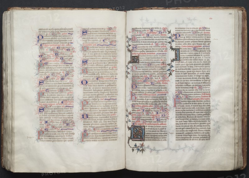 The Gotha Missal: Fol. 113r, Text, c. 1375. Creator: Master of the Boqueteaux (French); Workshop, and.