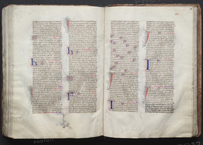 The Gotha Missal: Fol. 131r, Text, c. 1375. Creator: Master of the Boqueteaux (French); Workshop, and.