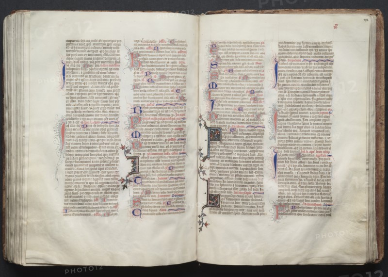 The Gotha Missal: Fol. 131v, Text, c. 1375. Creator: Master of the Boqueteaux (French); Workshop, and.