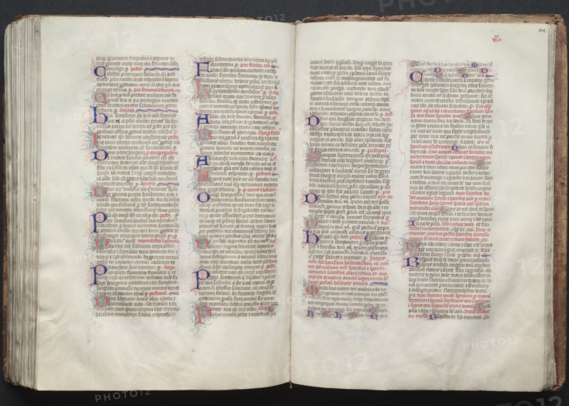 The Gotha Missal: Fol. 141v, Text, c. 1375. Creator: Master of the Boqueteaux (French); Workshop, and.