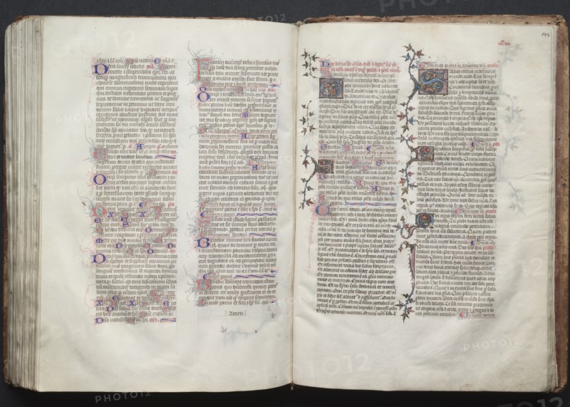 The Gotha Missal: Fol. 144r, Text, c. 1375. Creator: Master of the Boqueteaux (French); Workshop, and.