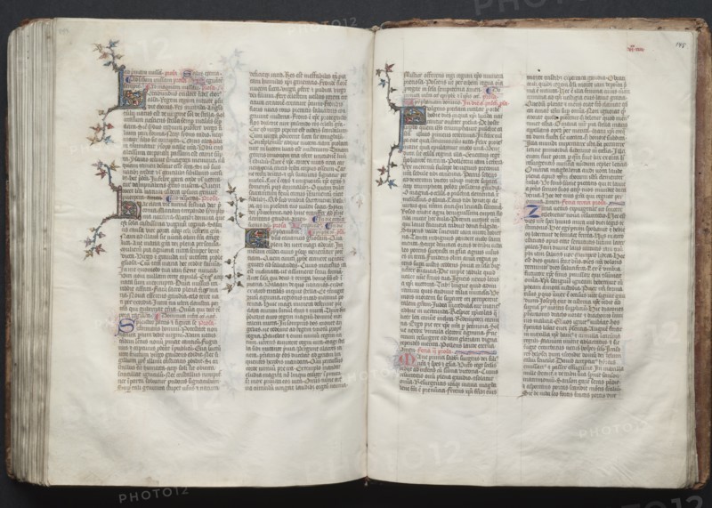 The Gotha Missal: Fol. 144v, Text, c. 1375. Creator: Master of the Boqueteaux (French); Workshop, and.