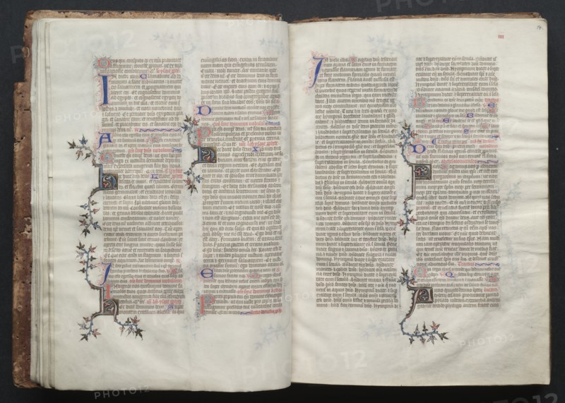 The Gotha Missal: Fol. 14r, Text , c. 1375. Creator: Master of the Boqueteaux (French); Workshop, and.