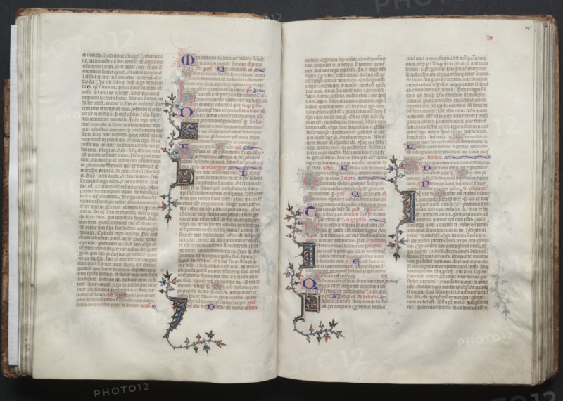 The Gotha Missal: Fol. 39v, Text, c. 1375. Creator: Master of the Boqueteaux (French); Workshop, and.