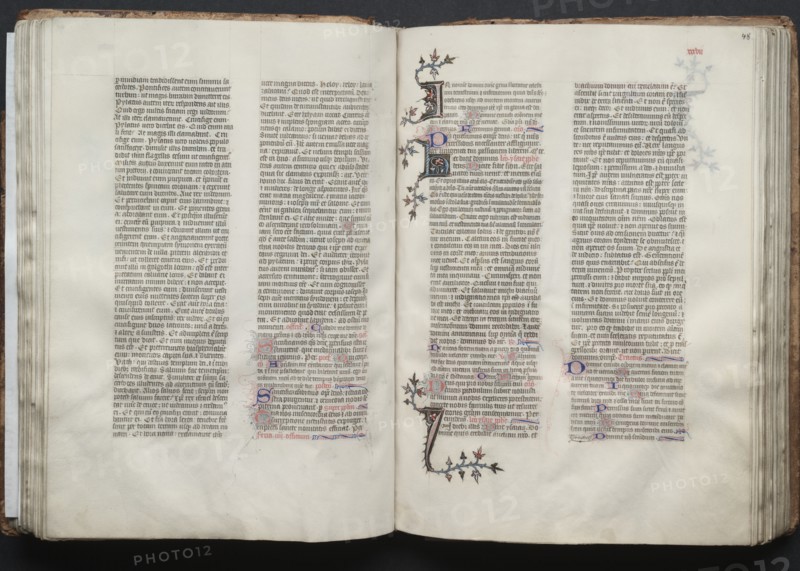 The Gotha Missal: Fol. 47v, Text, c. 1375. Creator: Master of the Boqueteaux (French); Workshop, and.