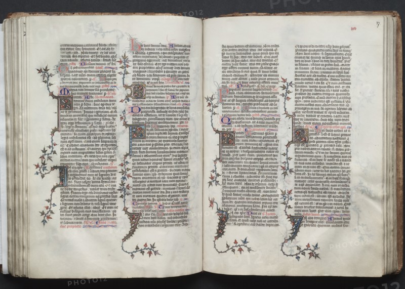 The Gotha Missal: Fol. 87r, Text , c. 1375. Creator: Master of the Boqueteaux (French); Workshop, and.