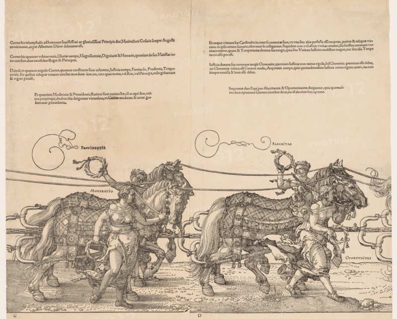 The Great Triumphal Car of Emperor Maximilian, 1523. Creator: Albrecht Dürer (German, 1471-1528).