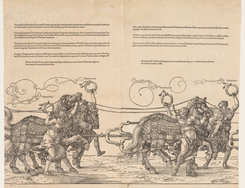 The Great Triumphal Car of Emperor Maximilian, 1523. Creator: Albrecht Dürer (German, 1471-1528).