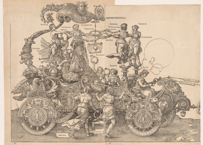 The Great Triumphal Car of Emperor Maximilian, 1523. Creator: Albrecht Dürer (German, 1471-1528).