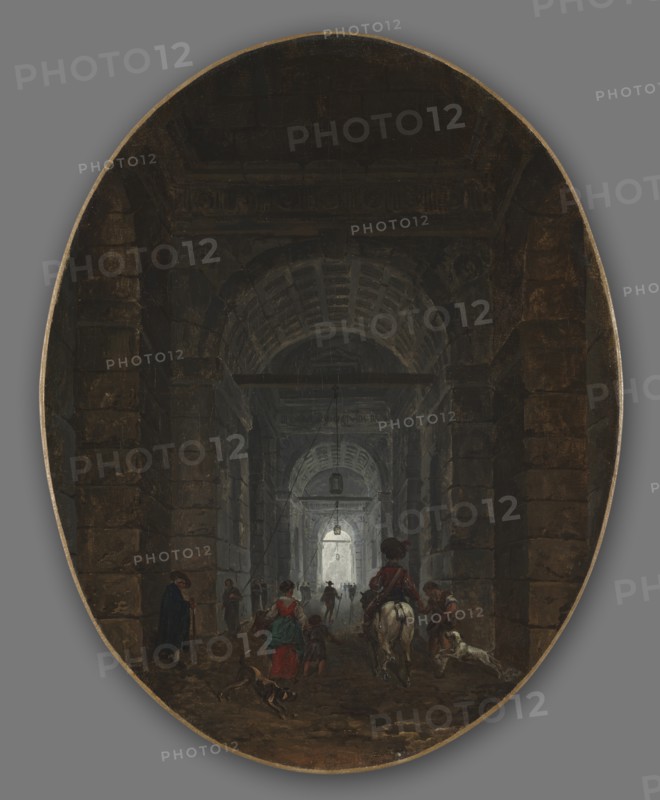 The Grotto of Posillipo, c. 1769. Creator: Hubert Robert (French, 1733-1808).