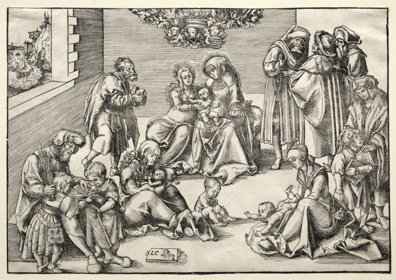 The Holy Family and Kindred. Creator: Lucas Cranach (German, 1472-1553).