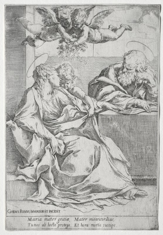 The Holy Family with Two Angels. Creator: Guido Reni (Italian, 1575-1642).