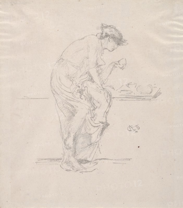 The Horoscope, 1890. Creator: James McNeill Whistler (American, 1834-1903).