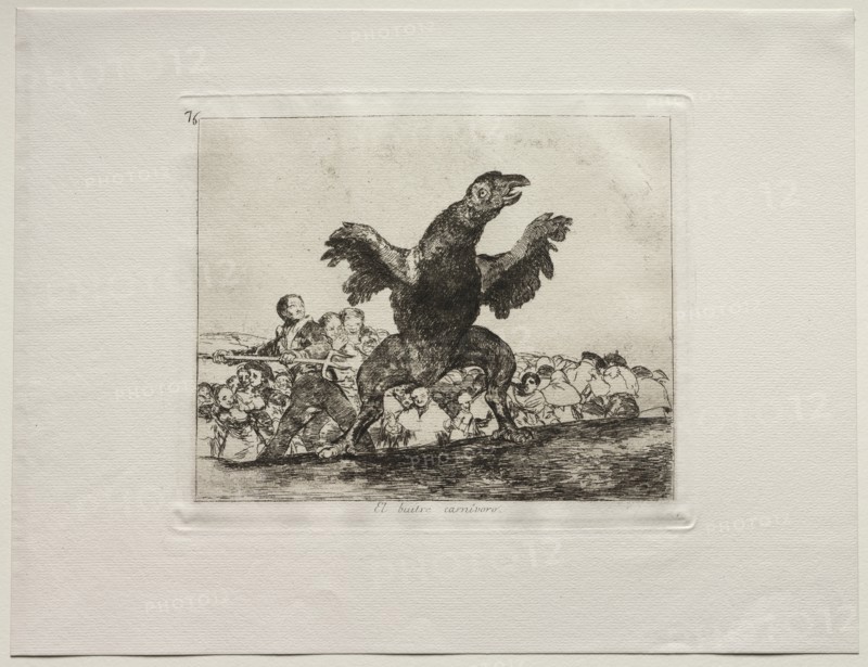 The Horrors of War: A Carnivorous Vulture. Creator: Francisco de Goya (Spanish, 1746-1828).