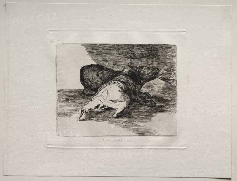The Horrors of War: He Gets Something Out of It.. Creator: Francisco de Goya (Spanish, 1746-1828).